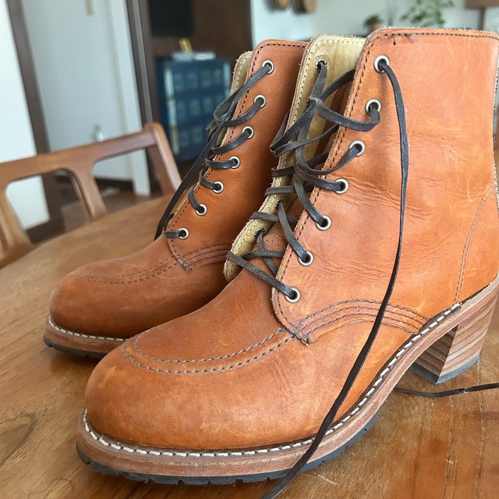Red Wing Shoes Women's Brown Heeled Boots